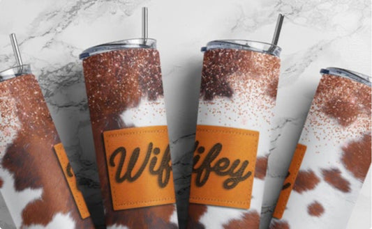 20 oz Skinny Tumbler - Western For Her