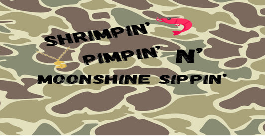 License Plate - Shrimpin N Pimpin