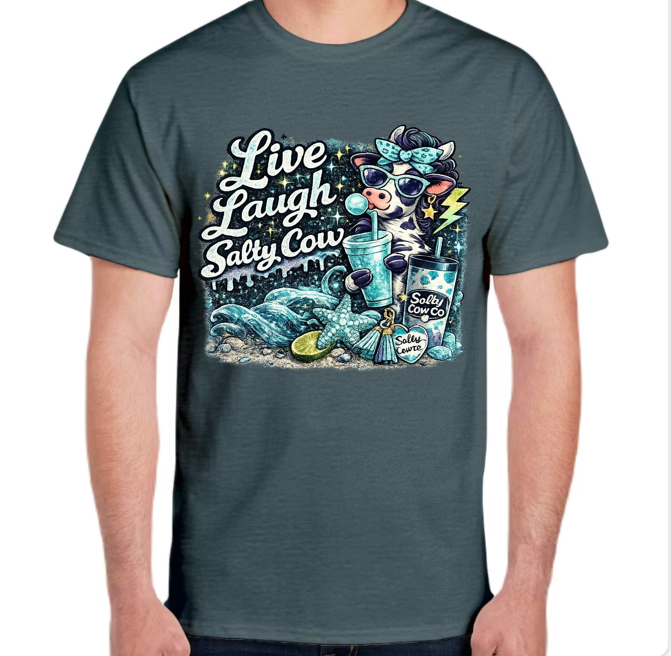 Live Laugh Salty Cow Merch