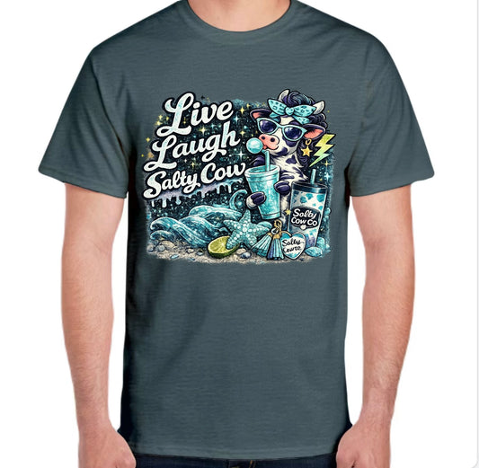 Live Laugh Salty Cow Merch