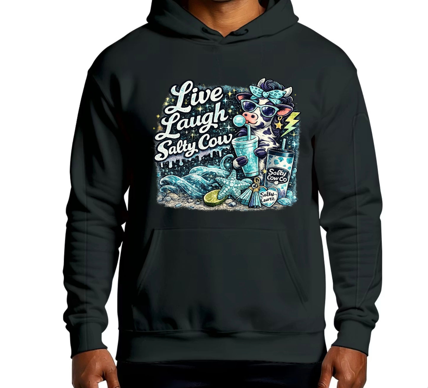 Live Laugh Salty Cow Merch