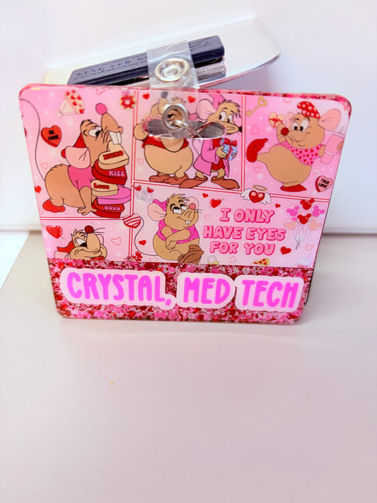 Gus Gus Valentines Day Badge Buddy