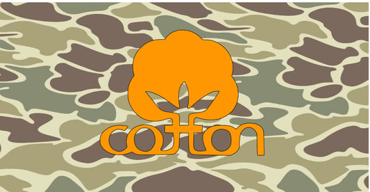 Cotton License Plate - Seal of Cotton Car Tag - Farmers Love our Agricultural License Plates. Choice of tag colors.
