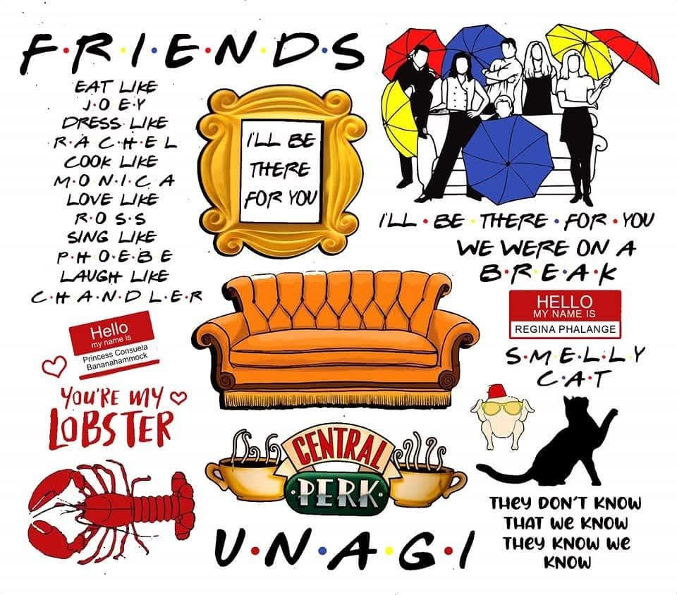 20 oz Skinny Tumbler - Central Perk Friendship