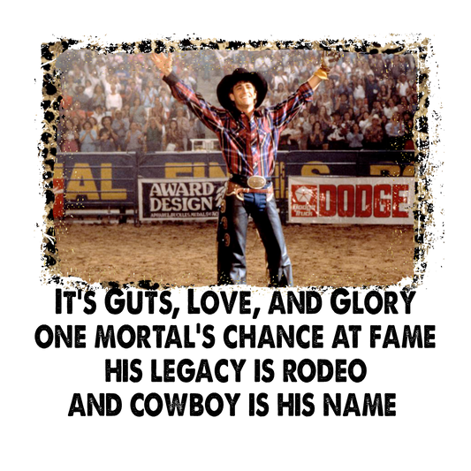 20 oz Skinny Tumbler - The Man The Myth and The Legend Lane Frost