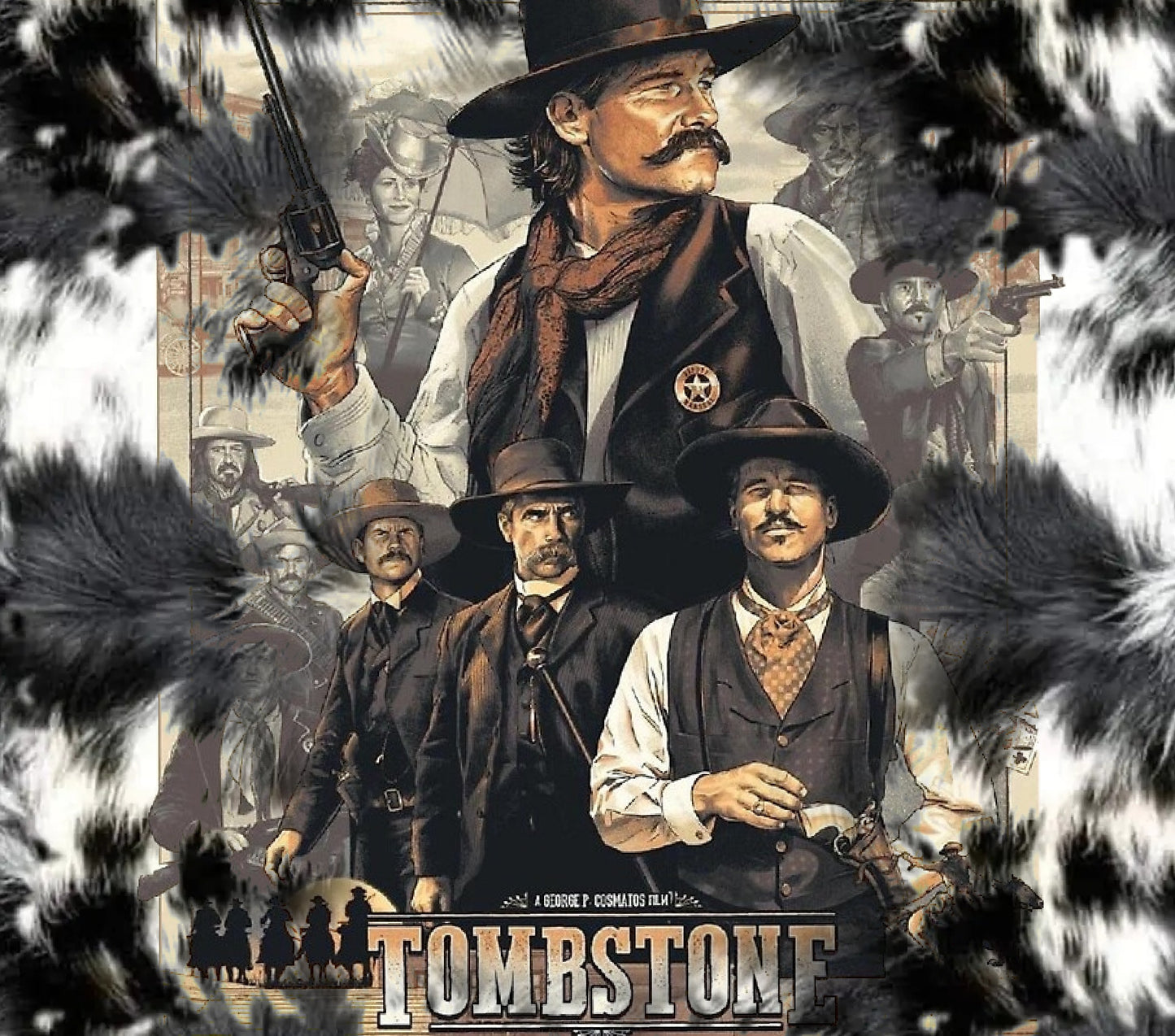 20 oz Skinny Tumbler - Tumbstone