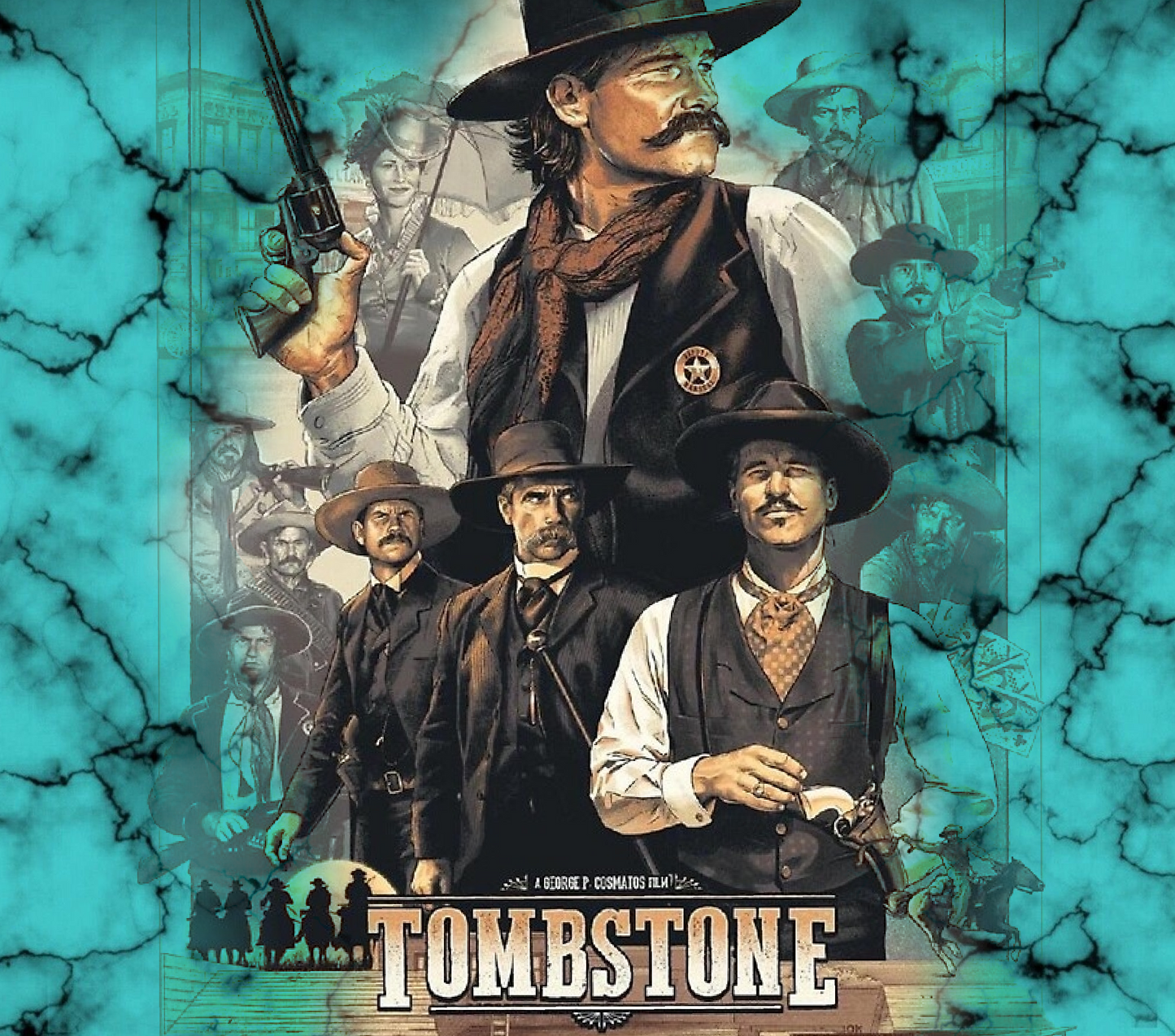 20 oz Skinny Tumbler - Tumbstone