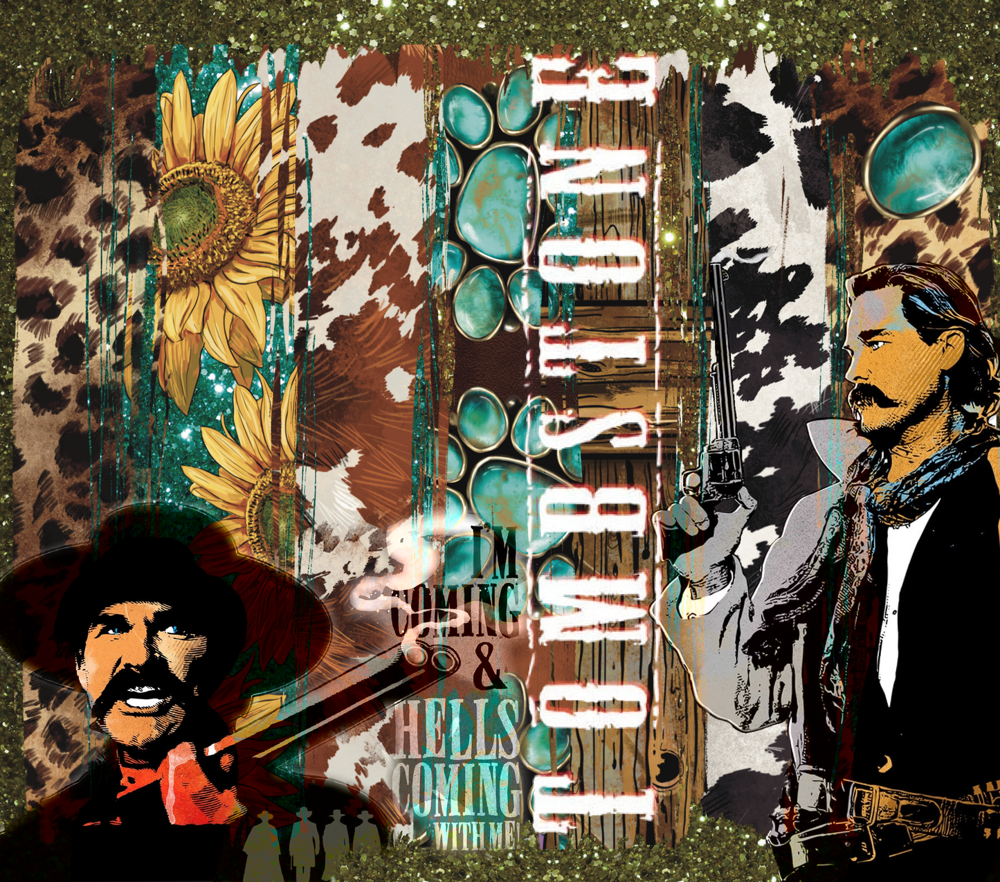 20 oz Skinny Tumbler - Tumbstone