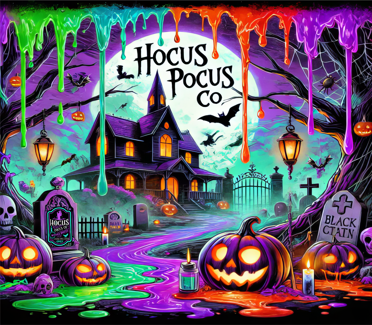 20 oz Glow Tumbler Hocus Pocus Co.